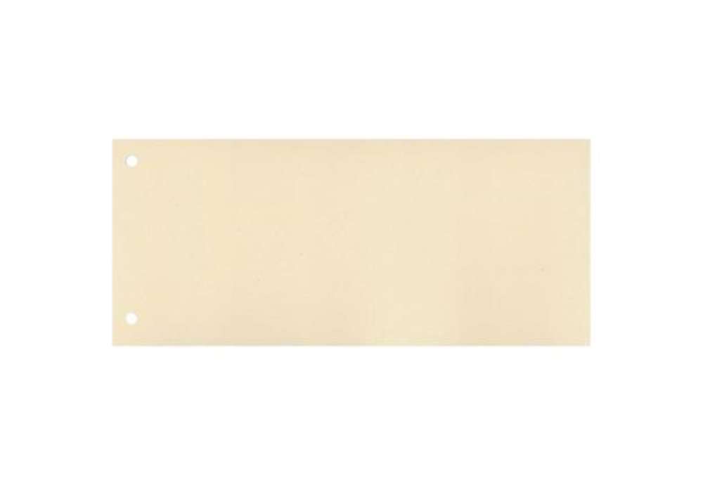 Immagine di Separatore per archivio con due fori Q-Connect 24x10,5 cm 190 g/m² cuoio conf. da 100 - KF00514