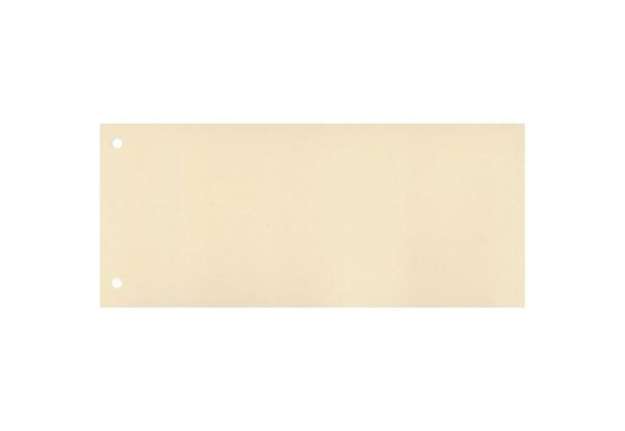 Immagine di Separatore per archivio con due fori Q-Connect 24x10,5 cm 190 g/m² cuoio conf. da 100 - KF00514