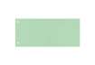 Immagine di Separatore per archivio con due fori Q-Connect 24x10,5 cm 190 g/m² verde conf. da 100 - KF00518