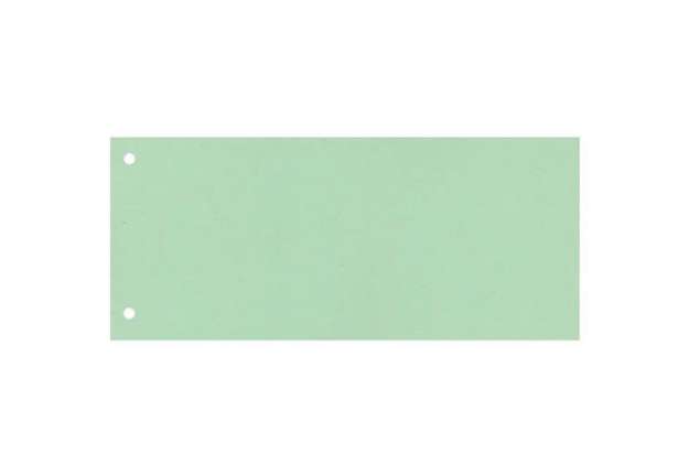 Immagine di Separatore per archivio con due fori Q-Connect 24x10,5 cm 190 g/m² verde conf. da 100 - KF00518