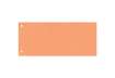 Immagine di Separatore per archivio con due fori Q-Connect 24x10,5 cm 190 g/m² arancio conf. da 100 - KF00519