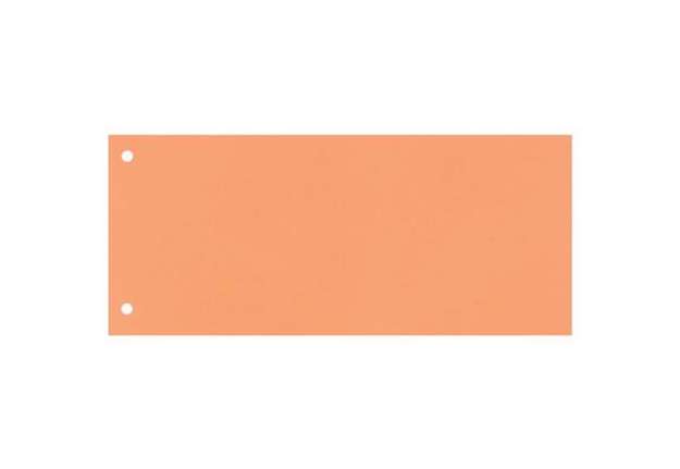 Immagine di Separatore per archivio con due fori Q-Connect 24x10,5 cm 190 g/m² arancio conf. da 100 - KF00519
