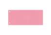 Immagine di Separatore per archivio con due fori Q-Connect 24x10,5 cm 190 g/m² rosa conf. da 100 - KF00517