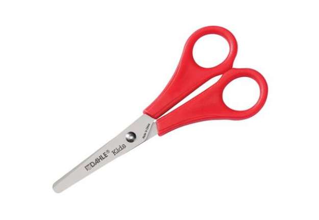 Immagine di Forbici per destrorsi Dahle centimetrate 13 cm punte arrotondate - colori assortiti - R054627