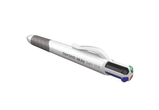 Immagine di Penna sfera a scatto Paper Mate Inkjoy Quatro ULV M 1 mm 4 colori S0977260