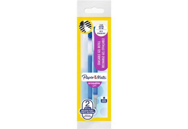 Immagine di Refill gel Paper Mate Erasable blu  confezione da due pezzi - 1984520