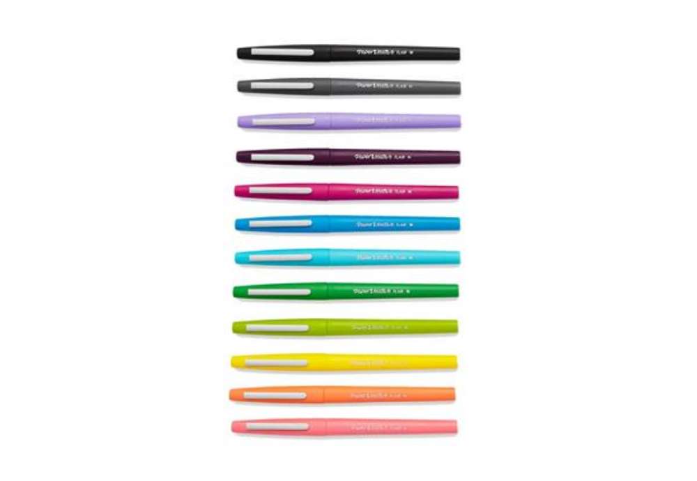 Immagine di Penne punta fibra Paper Mate Flair/Nylon Tropical Vacation 1,0 mm assortiti blister da 12 - 1951029