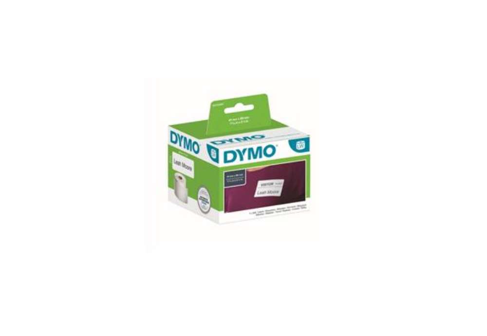 Immagine di Rotolo da 300 etichette Dymo LabelWriter Badge 89x41 mm bianco S0722560