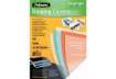 Immagine di Copertine per rilegatrici FELLOWES Clear PVC A4 150my conf.100 pz - 5376001