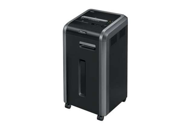 Immagine di Distruggidocumenti uso frequente FELLOWES Powershred 225Ci P-4 60 L taglio a frammento 4x38 mm - 462