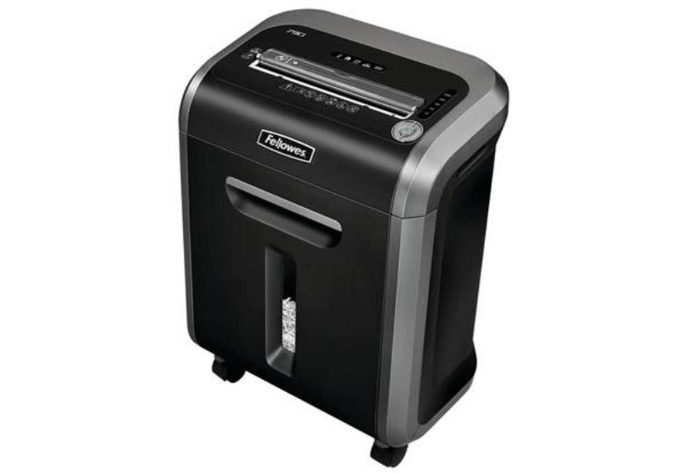 Immagine di Distruggidocumenti uso moderato FELLOWES Powershred® 79Ci - P-4 - 23 L - taglio a frammenti 4x38 mm