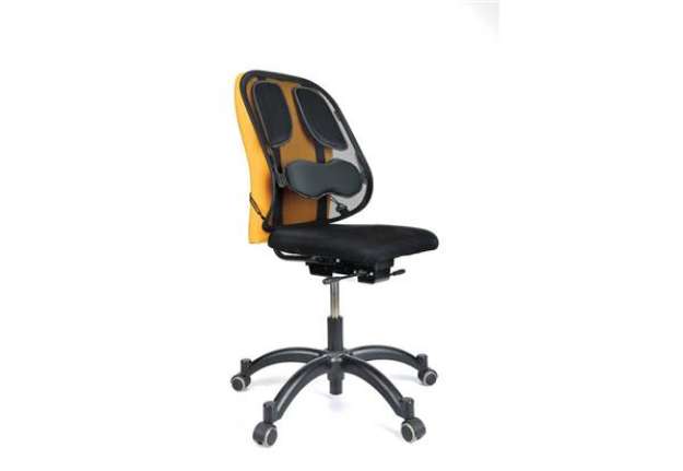 Immagine di Supporto FELLOWES Professional Series™ per schiena tessuto in rete nero 50x45x16cm - 8029901