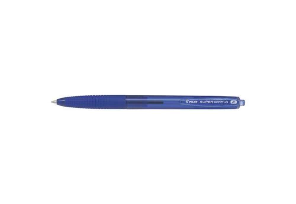 Immagine di Penne a sfera a scatto Pilot Supergrip G punta F blu 1639
