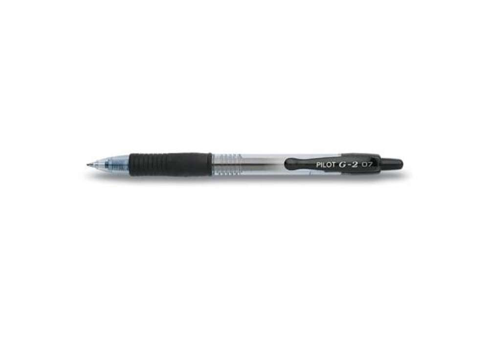 Immagine di Penna gel a scatto Pilot G-2 0,7 mm nero 001520