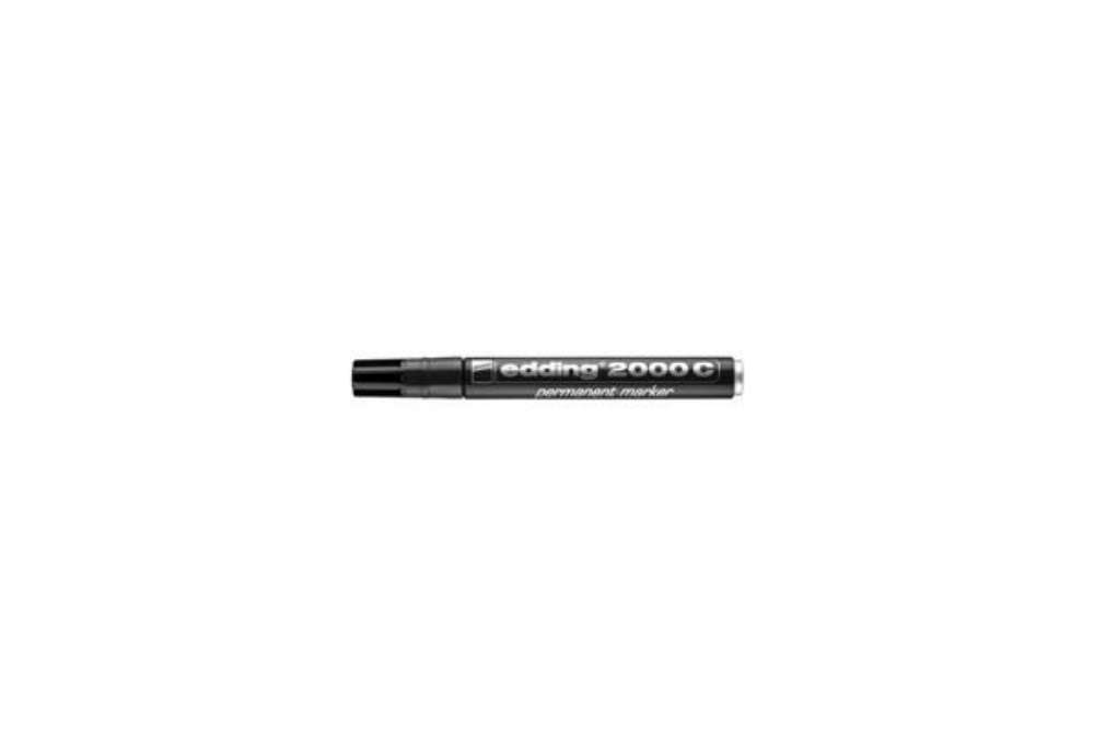Immagine di Marcatore permanente edding 2000 C punta tonda 1,5-3 mm nero - E-2000C 001