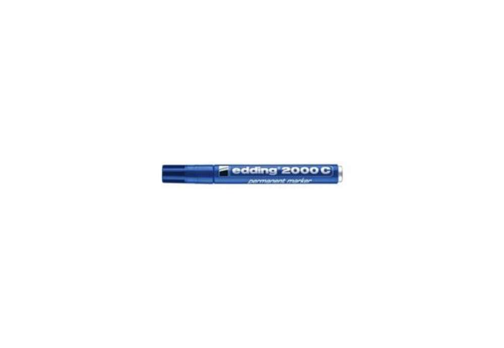 Immagine di Marcatore permanente edding 2000 C punta tonda 1,5-3 mm blu - E-2000C 003