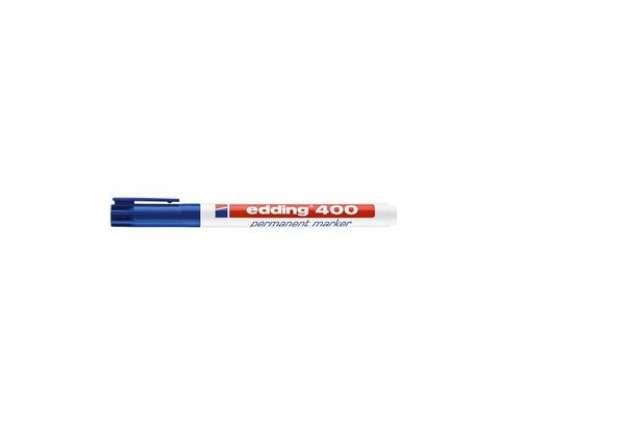 Immagine di Marcatore permanente edding 400 punta conica 1 mm blu E-400 003