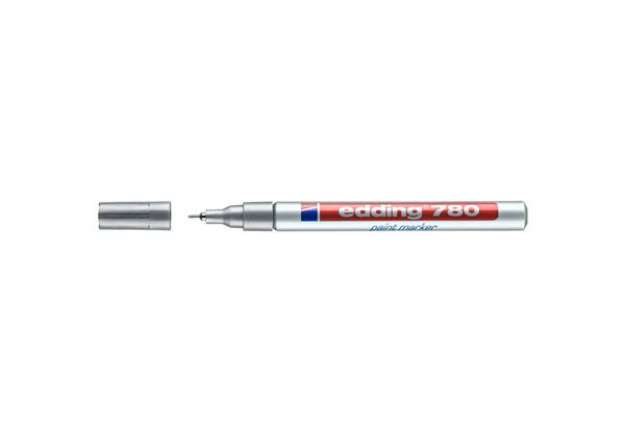 Immagine di Marcatore a vernice edding 780 punta conica 0,8 mm argento E-780 054