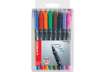Immagine di Penne Stabilo OHPen universal Fine (F) 0,7 mm assortiti astuccio da 8 - 842/8