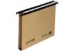 Immagine di Cartelle sospese orizzontali per cassetti CARTESIO ECO 33 cm fondo U 3 cm avana Conf. 25 pezzi - 100