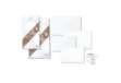 Immagine di Biglietti con busta Ellebi - Sadoch Dalmazia ''formato 9'' 9x14 cm bianco Conf. 10 pezzi - 8039
