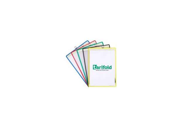 Immagine di Buste portavvisi Tarifold® T-Technic - con gancio A4 assortito conf. 5 buste - B154509
