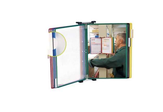 Immagine di Leggio murale T-Technic Tarifold® con 10 buste in PVC A4 B414109