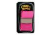 Immagine di Segnapagina removibili Post-it® Index Medium con dispenser rosa vivace 50 segnapagina -680-21
