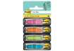 Immagine di Segnapagina removibili Post-it® Index Mini ''Freccia'' 684 colori vivaci assortiti - 4 conf. da 24 -