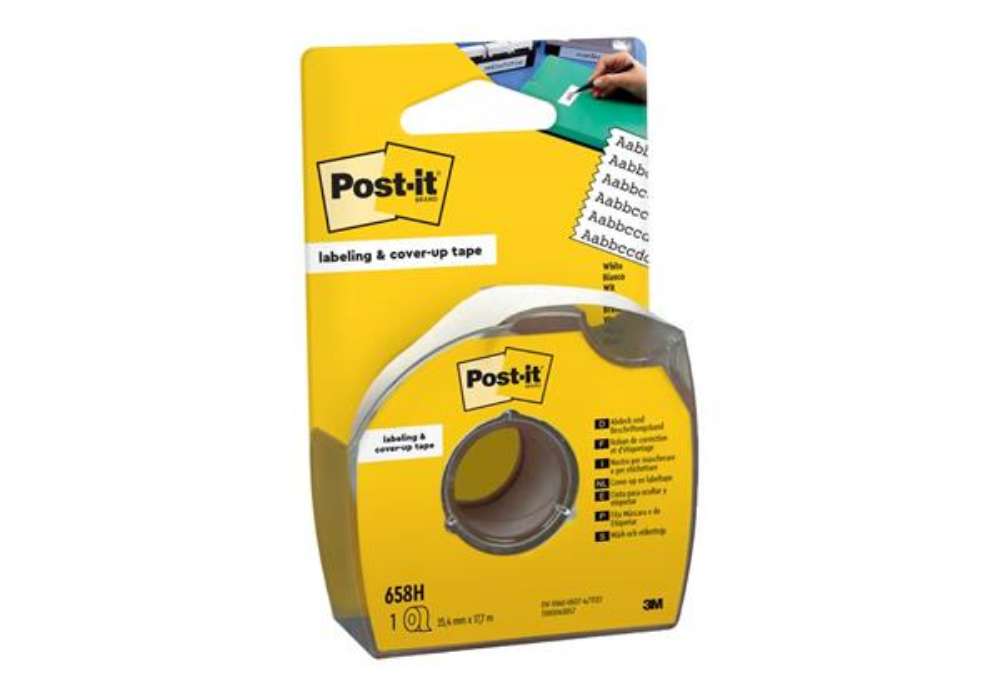 Immagine di Nastro adesivo per correzione Post-it® Cover Up in carta removibile 6 righe - 658H