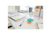 Immagine di Foglietti riposizionabili Post-it® Super Sticky Cosmic 47,6x47,6 mm assortiti conf. 12 blocc. da 90