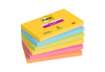 Immagine di Foglietti riposizionabili Post-it® Super Sticky Carnival 76x127mm assortiti conf. 6 blocch. da 90 ff