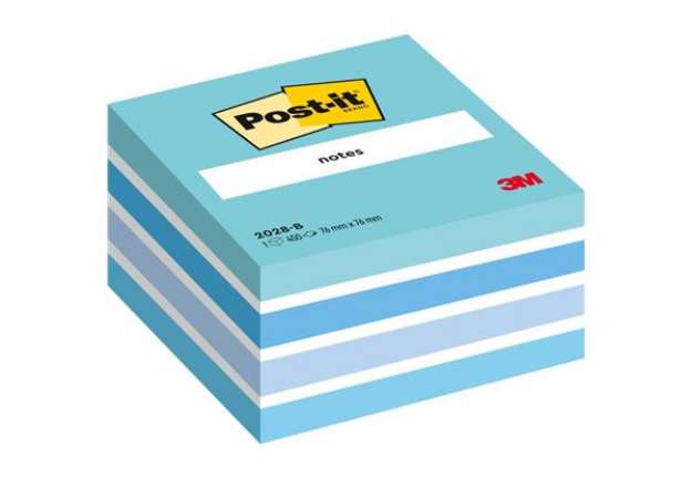 Immagine di Foglietti riposizionabili Post-it® Notes Cubo Neon 76x76 mm assortiti 450 ff 2028-B