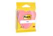 Immagine di Foglietti riposizionabili colorati Post-it® Notes cubo sagomato cuore 225 ff - 2007H