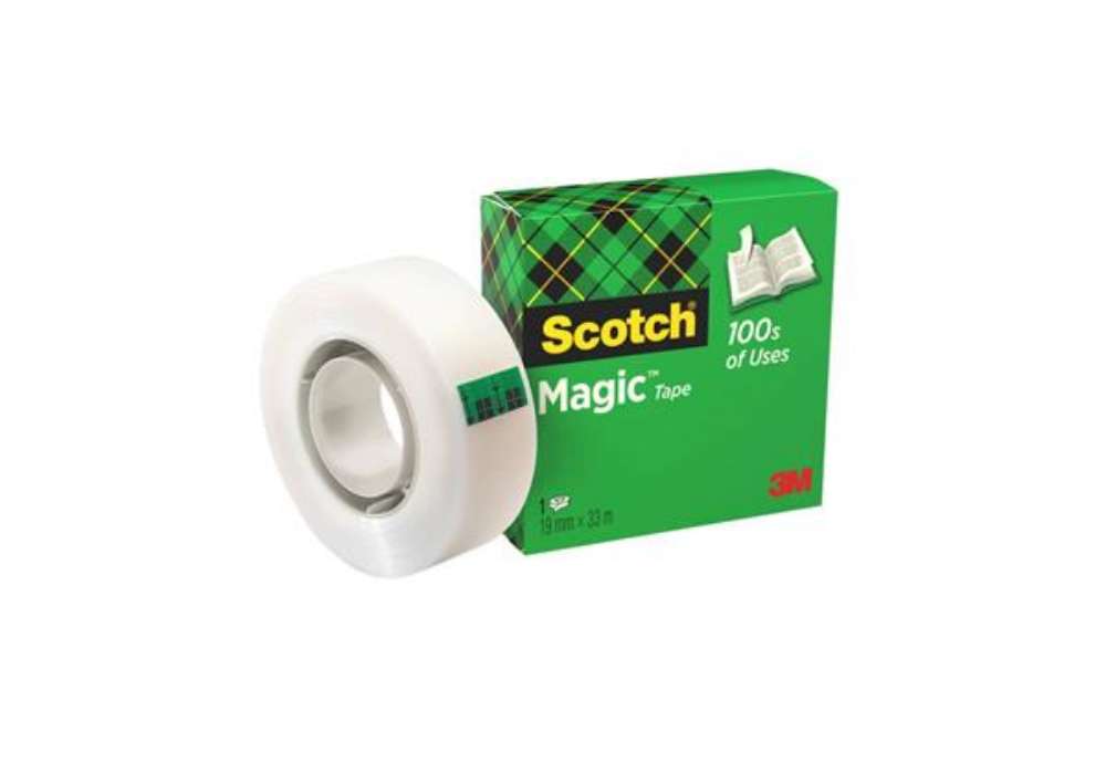 Immagine di Nastro adesivo Scotch® Magic™ 810 19 mm x 33 m trasparente opaco 810-1933