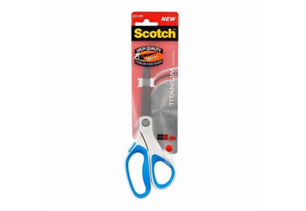 Immagine di Forbici professionali Scotch® Titanium asimmetrica assortiti 20 cm 1458T-MIX