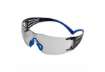 Immagine di Occhiali di protezione 3M SecureFit™ 400 Scotchgard™ montatura blu/grigio SF407SGAF-BLU