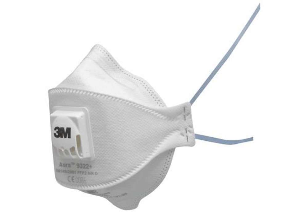 Immagine di Respiratore monouso 3M Aura™ FFP2 con valvola Conf. 10 pezzi - 7100140882