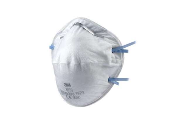 Immagine di Respiratore per carteggiatura a mano 3M serie 8000 Classic FFP2 senza valvola - Conf. 20 pezzi - 881