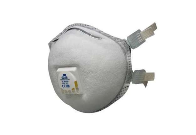 Immagine di Respiratore monouso per saldatura 3M FFP2 con valvola Conf. 10 pezzi - 9928