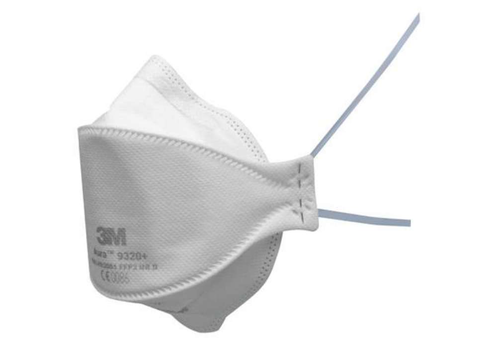 Immagine di Respiratore monouso 3M Aura™ FFP2 senza valvola Conf. 20 pezzi - 9320