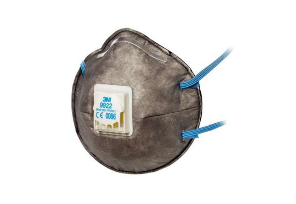 Immagine di Respiratore monouso 3M FFP2 con valvola  Conf. 10 pezzi - 9922