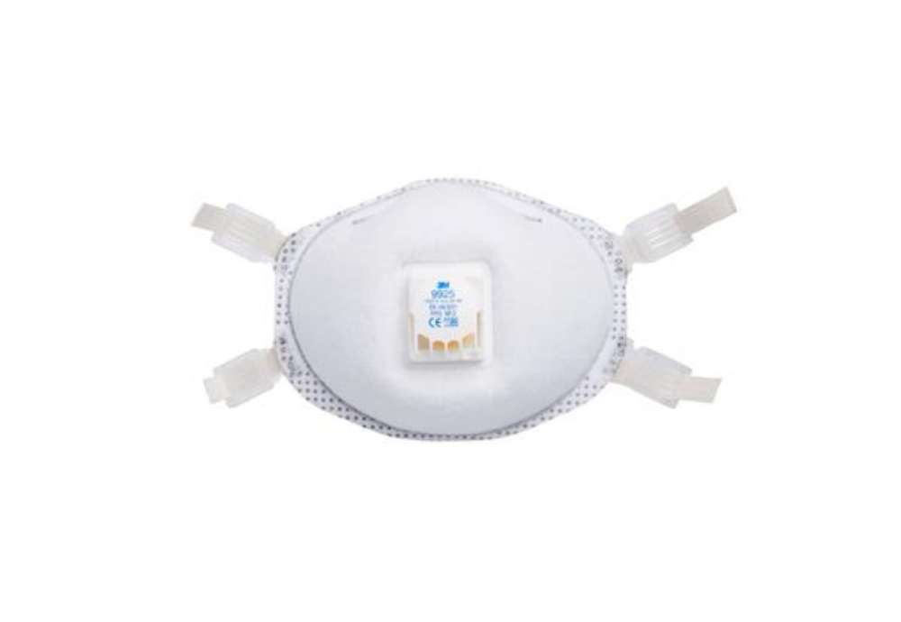 Immagine di Respiratore monouso per saldatura 3M FFP2 con valvola Conf. 10 pezzi - 9925