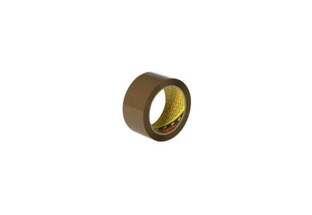 Immagine di Nastro da imballo Scotch® adesivo a caldo 50 mm x 66 m avana conf. 6 pz. - 371