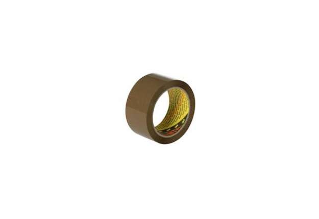Immagine di Nastro da imballo Scotch® adesivo a caldo 50 mm x 66 m avana conf. 6 pz. - 371