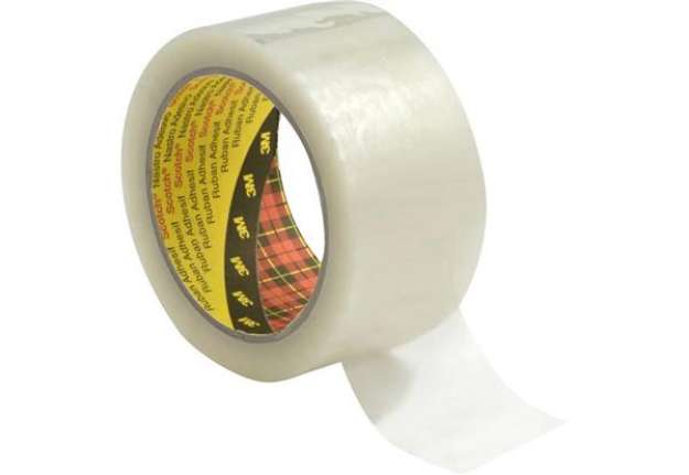 Immagine di Nastro da imballo Scotch® 50 mm x 66 m trasparente conf. da 6 pezzi - 371 TX