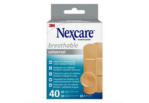 Immagine di Cerotti Nexcare™ ''Universal'' assortiti 3 misure assortiti conf. 40 cerotti - N0340AS