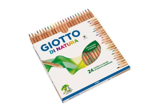 Immagine di Matite colorate GIOTTO di Natura assortiti astuccio da 24 - F240700