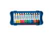 Immagine di Tempere GIOTTO Extra 12 ml assortiti scatola 12 tubetti + 1 pennello F30410000