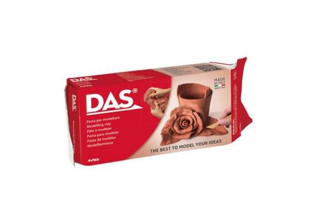 Immagine di Pasta per modellare DAS panetto da 1 kg terracotta F387600